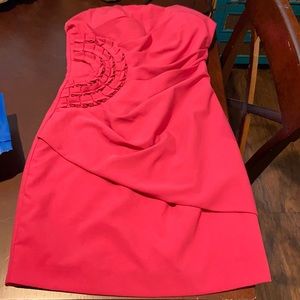 Hot pink cocktail dress - size Small